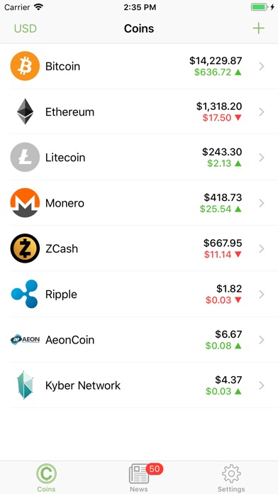 【图】Crypto Price: Prices & alerts(截图1) 【图】Crypto Price: Prices & alerts(截图1)