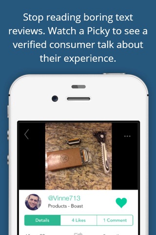 Picky - Video Reviews Gone Social screenshot 2