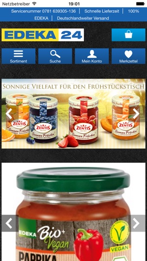 EDEKA24 | Online-Supermarkt