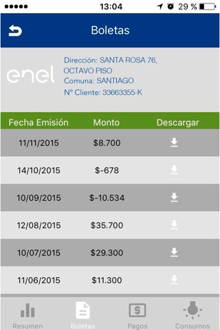 Enel Clientes Chile screenshot 4