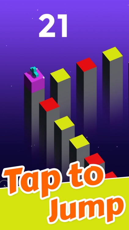 Superhero Cube Jump - Color Path Block Games screenshot-4