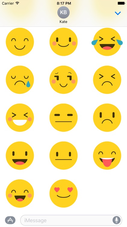 Emoticon Stickers - Emojis for iMessage
