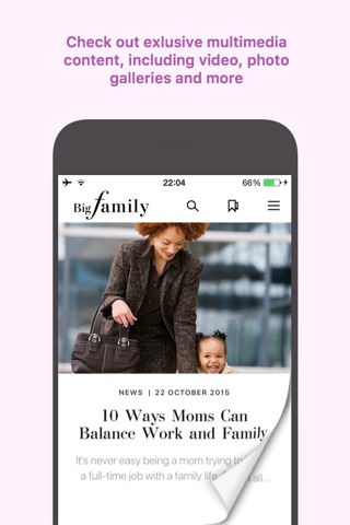 Big Family — all family related news in one place screenshot 2