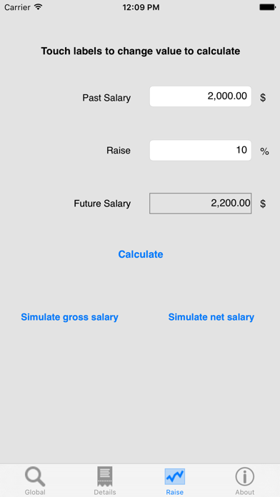 Salary Net/Gross, your income screenshot 3