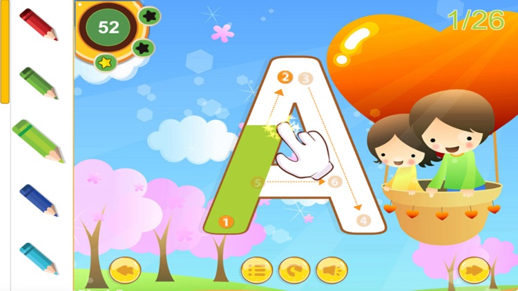 ABC English Alphabet Tracing for boy and girl