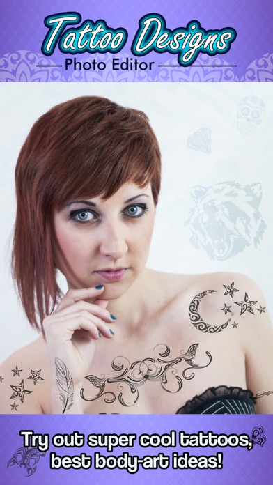 Tattoo Designs Photo Studio 1.1 IOS -