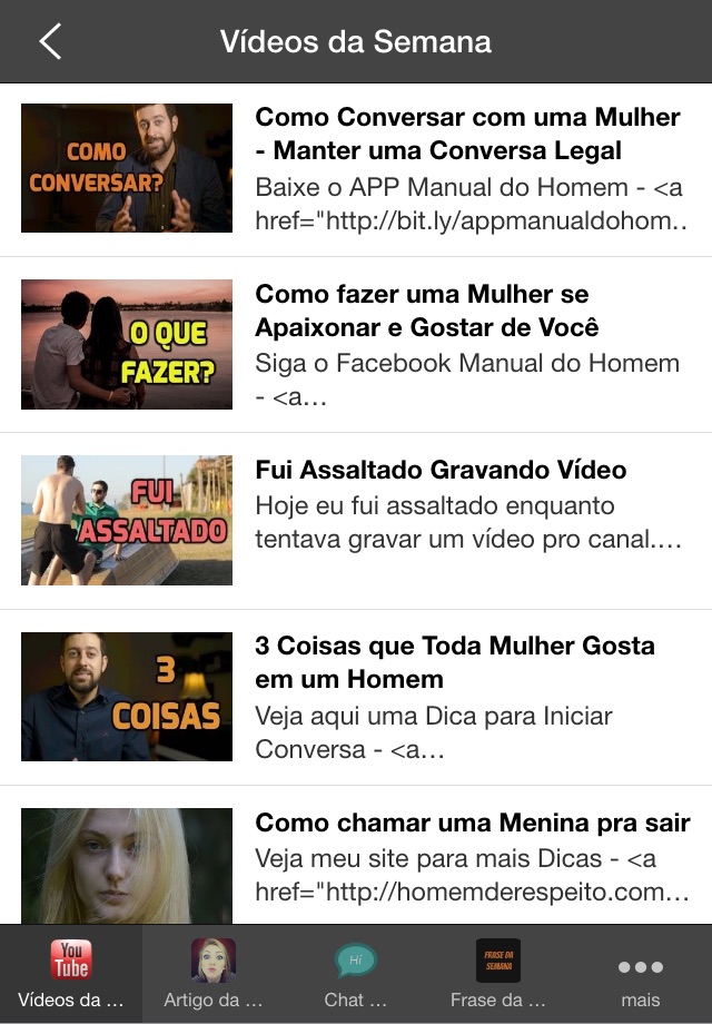 Manual do Homem screenshot 2