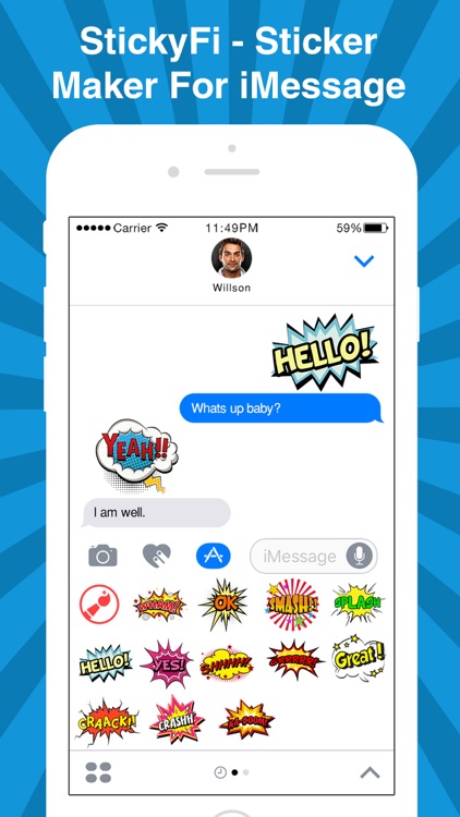 StickyFi - Sticker Maker For iMessage Stickers