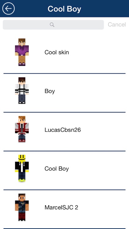 Free Boy Skins for Minecraft PE