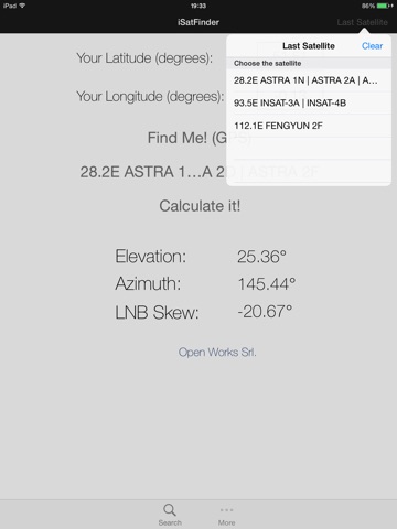 iSatFinder for iPad screenshot 3