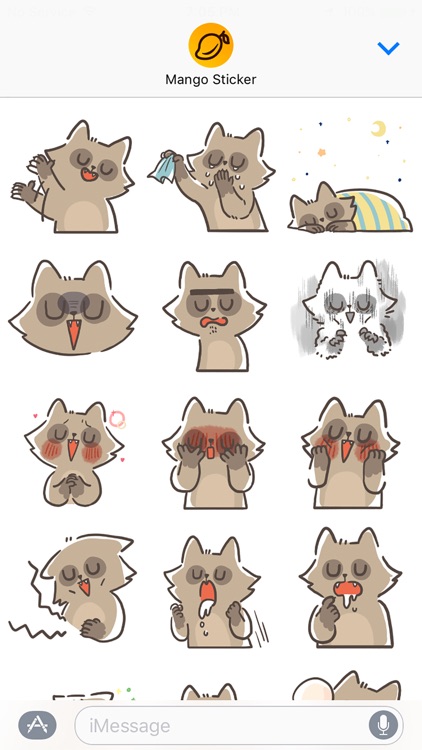 Dazzled Rockoon - Mango Sticker