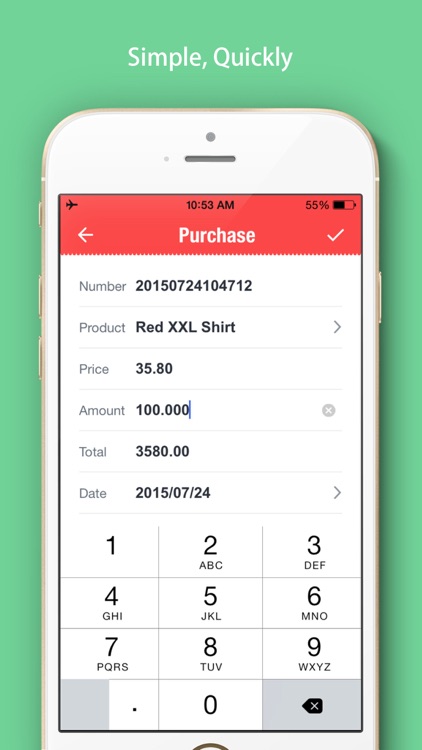 Items Storage-Inventory Control & Sales management