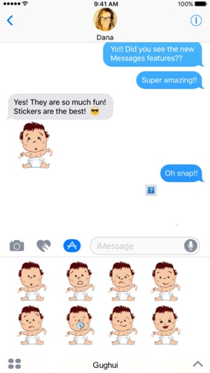 Baby - stickers by Weds for iMessage