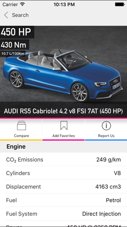 Car Specs Pro