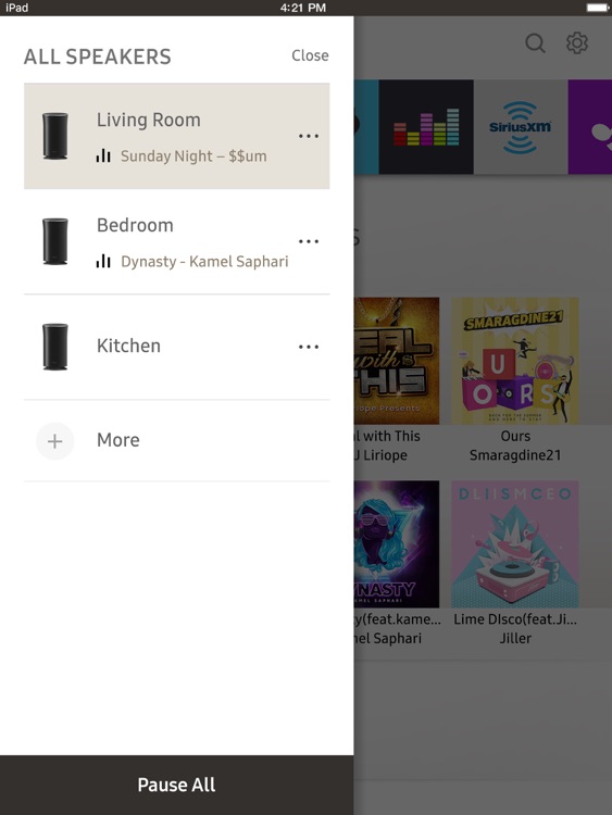 Wireless Audio : Multiroom for iPad screenshot-3