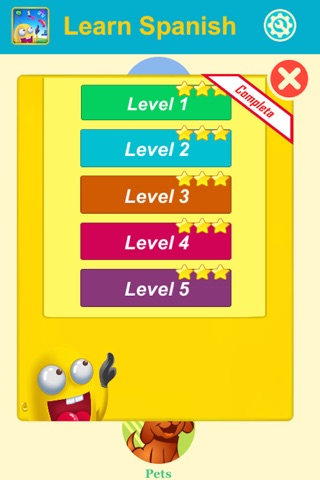 Spanish Puzzle for Kids: funny puzzle games screenshot 2