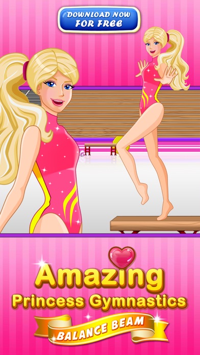 How to cancel & delete Balance Beam - Amazing Princess Gymnastics from iphone & ipad 1