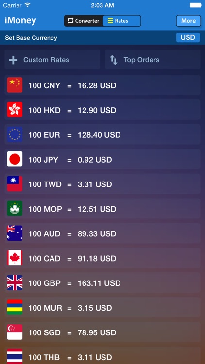 iMoney Air · Currency Exchange