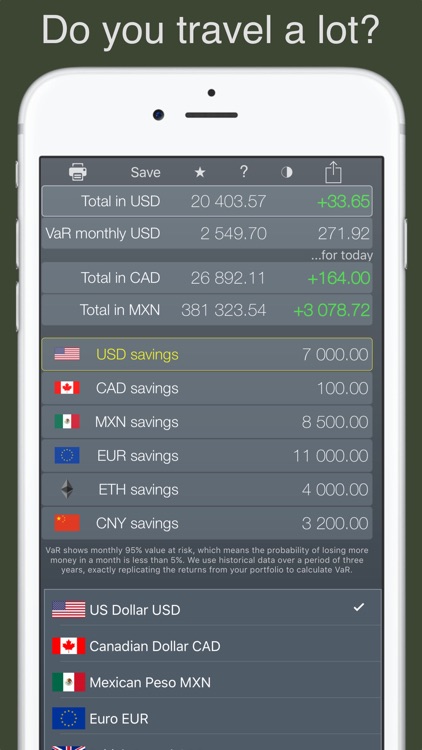 Total FX - multicurrency savings tracker