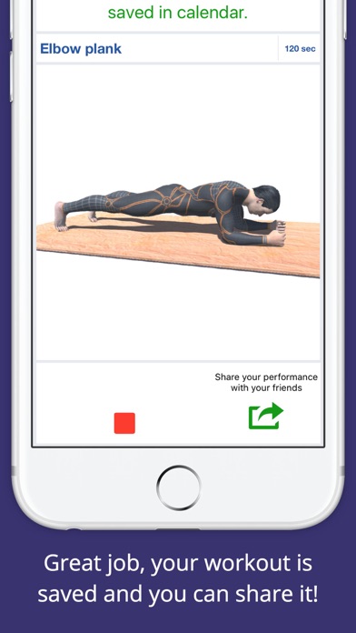 10 Min PLANKS Workout Challenge Free - Tone, Abs screenshot 4