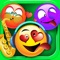 Download Super Emoji Blitz Musical Match Three to start having fun with dazzling emoji characters and soothing music