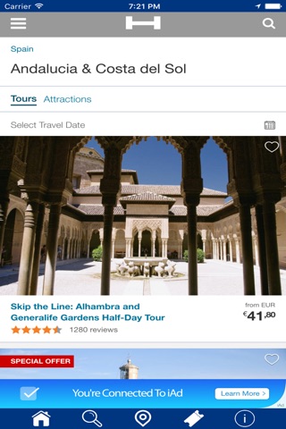Andalucia e Costa del Sol Hotels + Compare and Booking Hotel for Tonight with map and travel tour screenshot 2