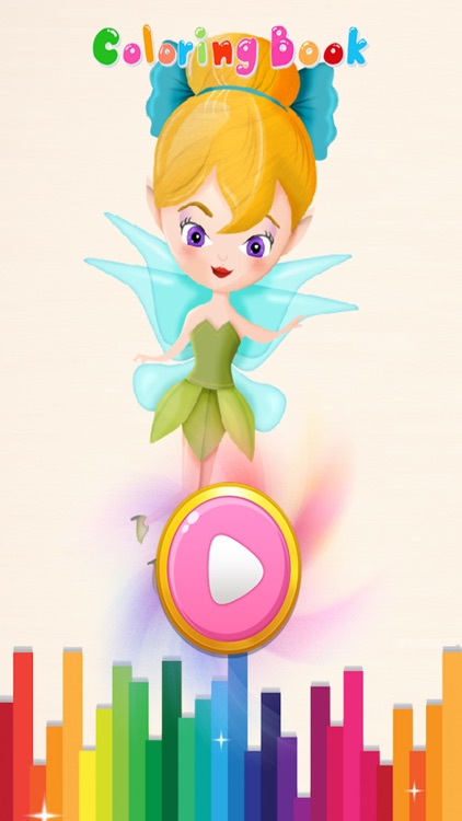 Girls Coloring Book Little Fairies - Game For Kids screenshot-3