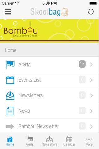 Bambou Early Learning Centre - Skoolbag screenshot 3