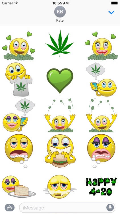 Stoner Emoji Stickers