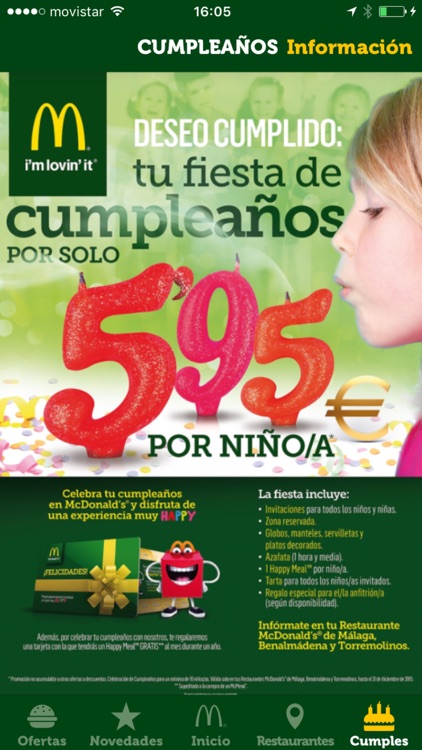 Ofertas McDonald's Málaga screenshot-4