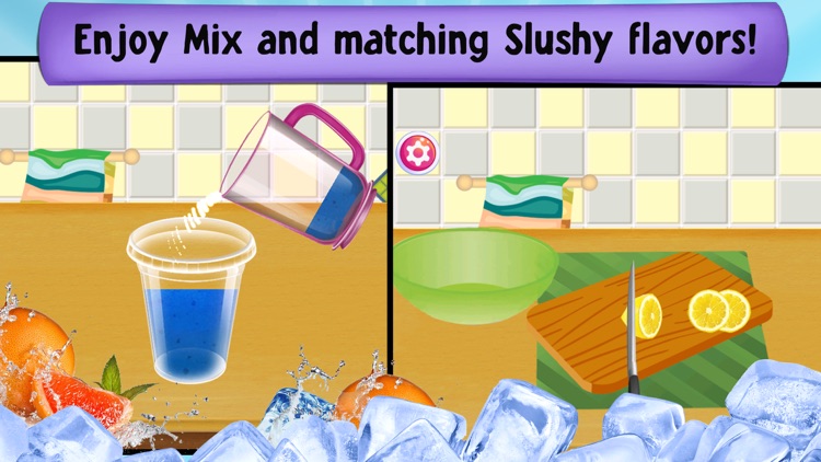 Icy Frozen Slushie Maker - Food Games! screenshot-3