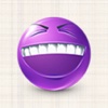 Violet Emoji Sticker Pack for iMessage