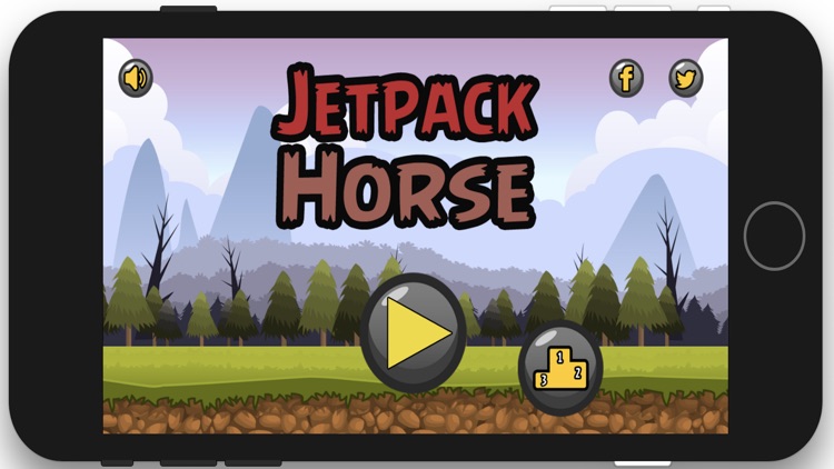 Jet Pack Horse Running
