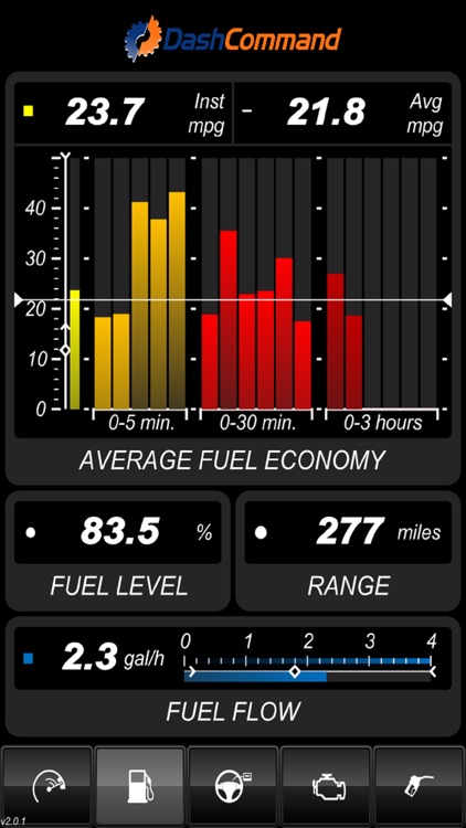 DashCommand - OBD-II gauge dashboards, scan tool screenshot-4