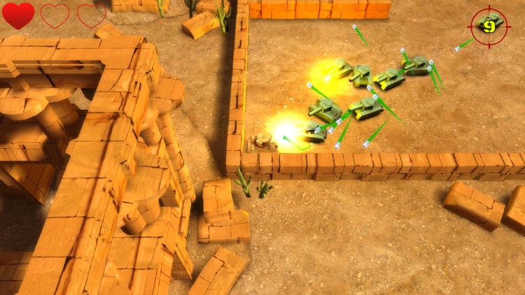 Pixel Tank 3D : Gun War Free Games