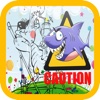 comical animal - animals in Coloring Book free game for kids