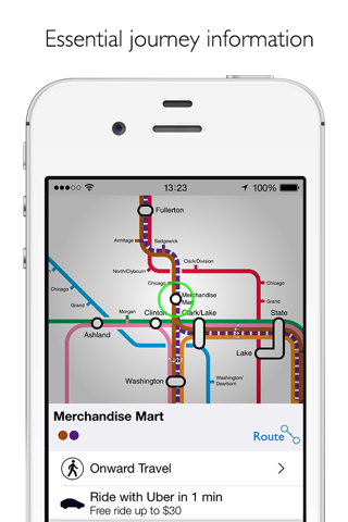 Chicago L Metro Map screenshot 2