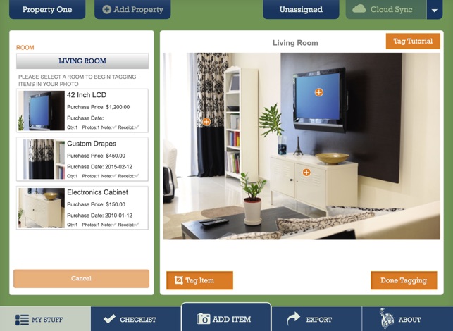 household inventory app