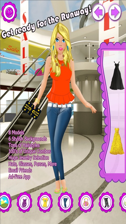 Fashion Salon Dress Up Girl Virtual Makeover Party