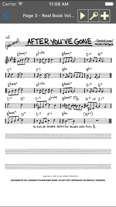 iGigBook Mobile Sheet Music Manager Screenshot 5