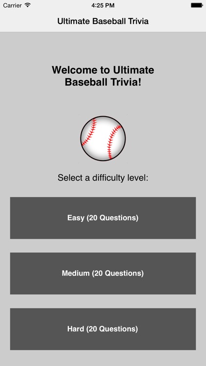 Ultimate Baseball Trivia