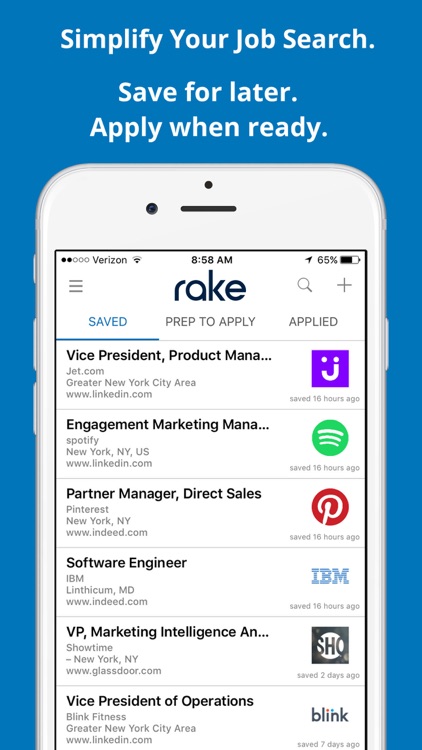 Rake - Job Search Simplified