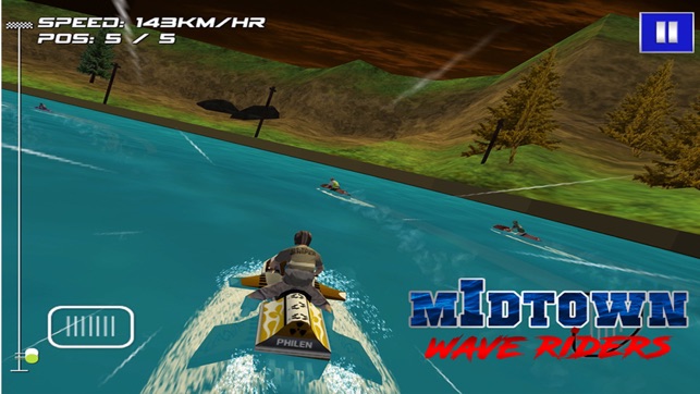 MidTown Wave Riders - Free 3D Jet Ski Racing Game(圖4)-速報App