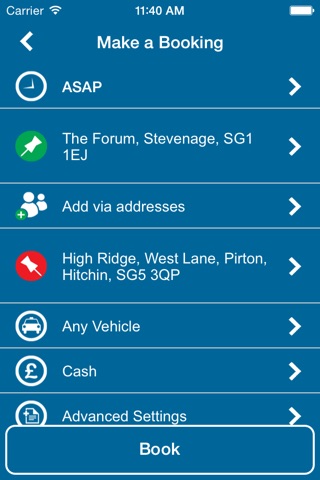 Stevenage Taxis screenshot 3