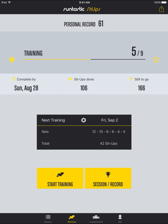 Runtastic Sit-Ups Trainer PROのおすすめ画像1