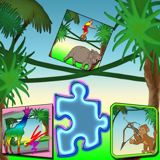 Wild Animals Fun Games Collection iOS App