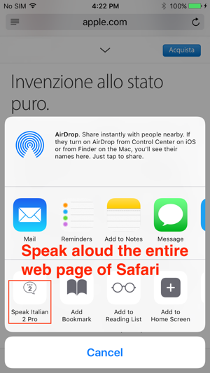 SpeakItalian 2 FREE (6 Italian Text-to-Speech)(圖5)-速報App