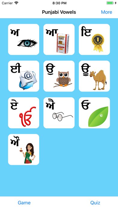 How to cancel & delete Punjabi Vowels from iphone & ipad 1