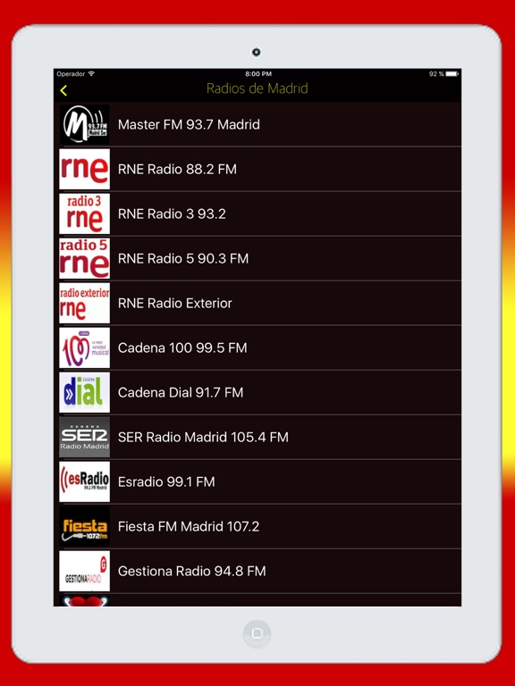 España Radios - Emisoras de Radio en Vivo FM & AM screenshot 2