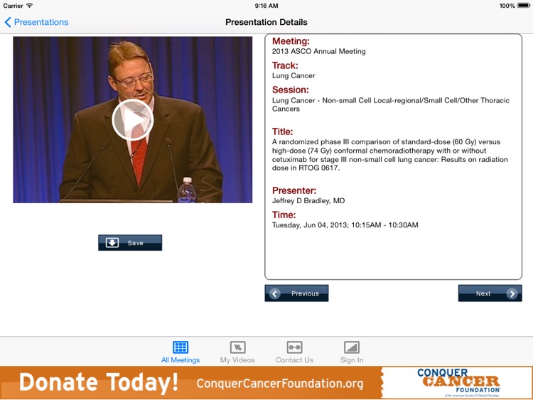 ASCO iMeeting screenshot-4